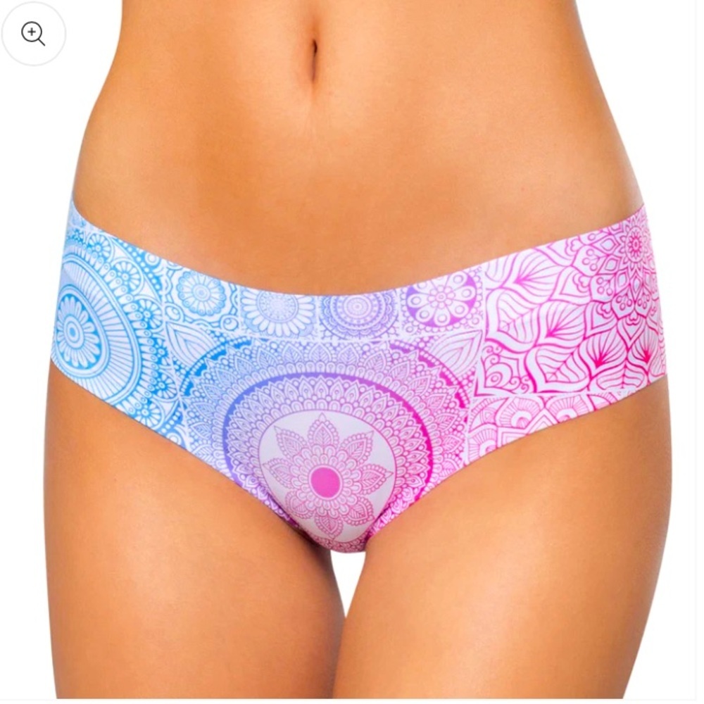mememe mandala extremely comfortable panties with original  prints yoga Panties